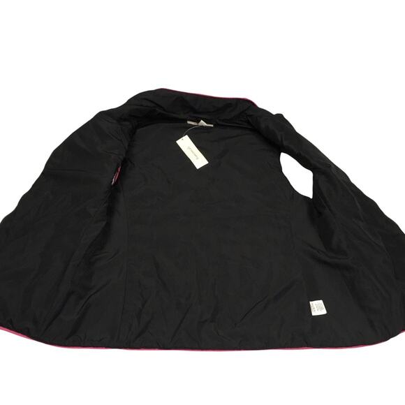 Mi Ami Francesca's Quilted Vest Black Sleeveless Full Zip Mock Neck NEW Womens S - Picture 10 of 10